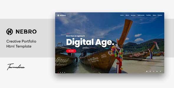 Nebro v1.0 - A Creative Digital & Marketing Agency OnePage Template