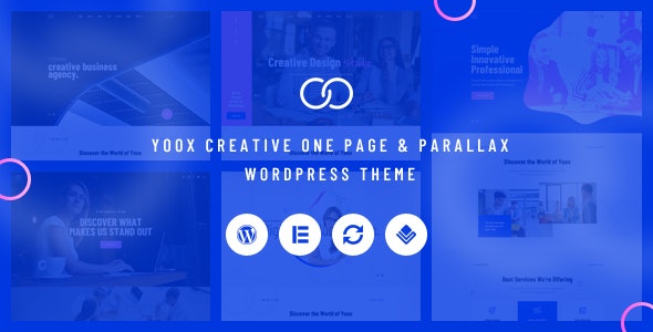 Yoox v1.0 - Creative One Page & Parallax WordPress Theme