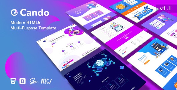 Cando v1.1 - Creative Multi-Purpose HTML Template