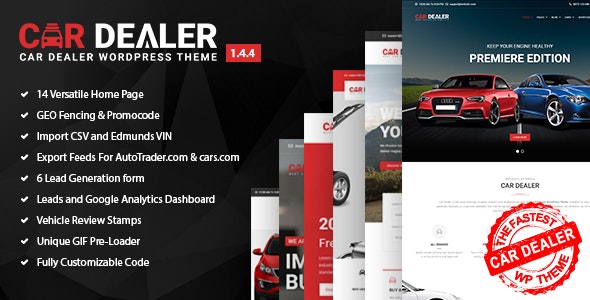 Car Dealer v1.5.3 - Automotive Responsive WordPress Theme