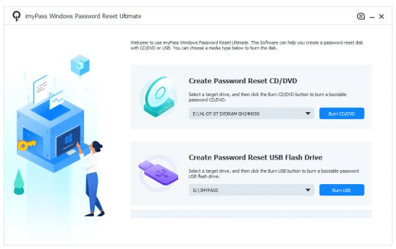 Download imyPass Windows Password Reset 1.0.16 Portable