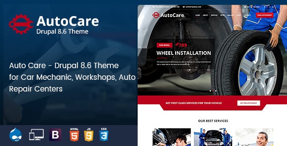 Download Auto Care – Car Mechanic Drupal Theme | Free Nulled Scripts