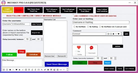 Download InstaBot Pro 7.3.1 Portable