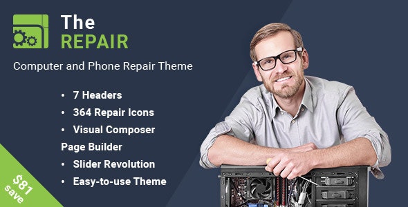 The Repair v2.9.1 - Computer and Electronic WordPress Theme