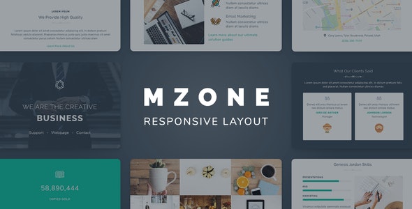Mzone v1.0 - Responsive Newsletter Email Template For Business