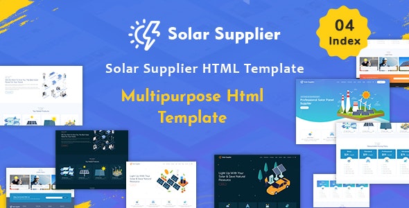Solar Supplier v1.0 - Responsive HTML Template