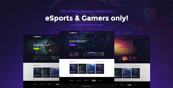 PixieFreak v1.0.98 - eSports gaming theme for teams & tournaments