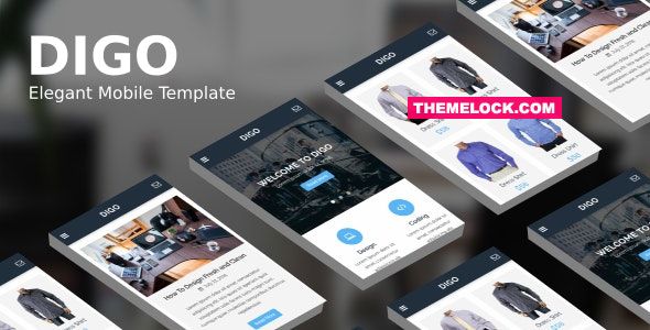 Digo v1.0 - Elegant Mobile Template