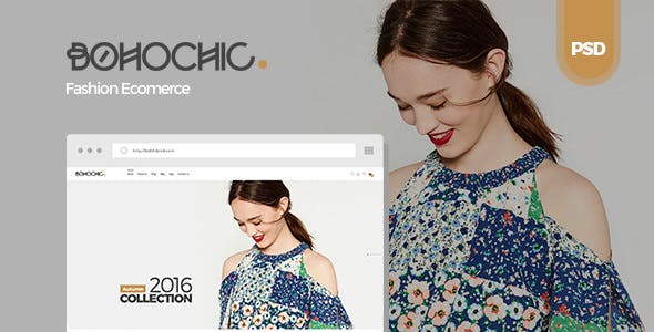 Bohochic v1.0 - Ecommerce PSD Template