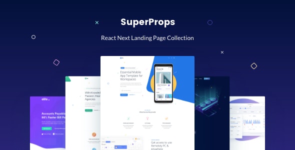 SuperProps - React Next Landing Page Templates