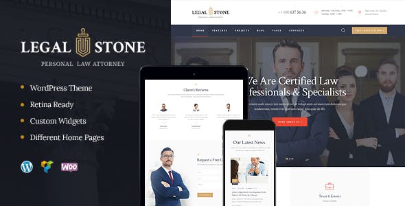 Legal Stone v1.2 - Lawyers & Attorneys WordPress Theme