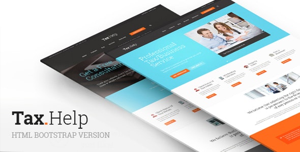 TaxHelp v1.0 - Finance & Accounting Site Template
