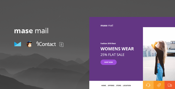 Mase Mail v1.0 - Responsive E-mail Template + Online Access