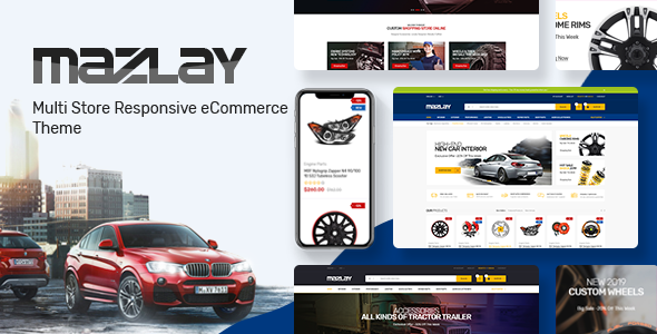 Mazlay v1.0 - Car Accessories OpenCart Theme (Included Color Swatches)
