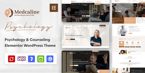 Medcaline v1.0.0 - Psychology & Counseling WordPress Theme