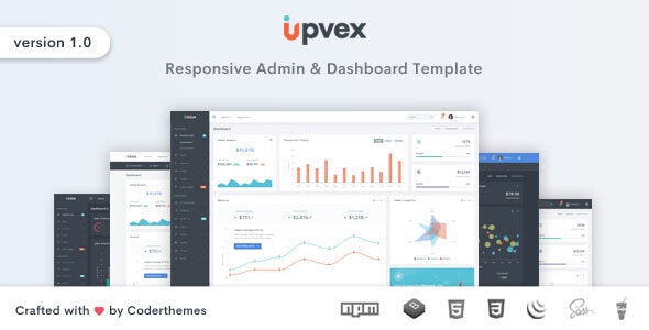 Upvex v1.0.0 - Responsive Admin & Dashboard Template