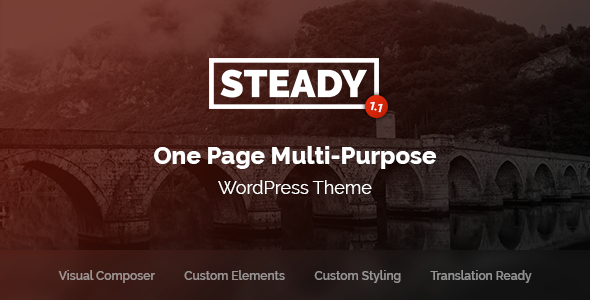 Download Steady v1.1 – One Page Multi-Purpose WordPress Theme | Free Nulled Scripts