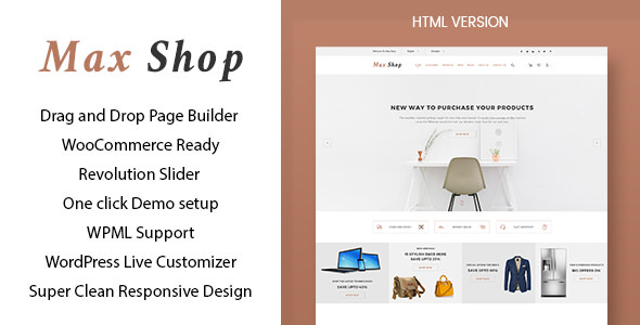 Download Max shop v1.1 – WooCommerce WordPress Theme | Free Nulled Scripts