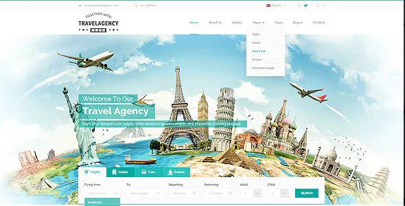 Travel Agency - Bootstrap Template