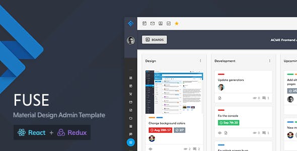 Fuse v2.2.3 - React Redux Material Design Admin Template