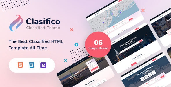 Clasifico v1.0 - Classified Ads HTML Template