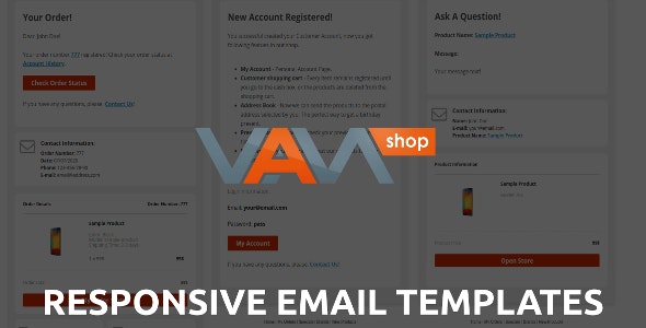 Responsive Email Templates for eCommerce WebSite v1.0