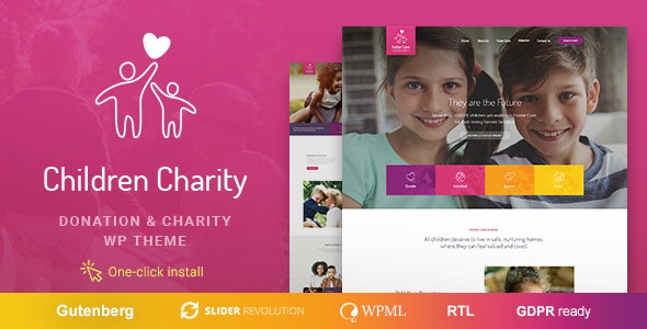 Children Charity v1.1.2 - Nonprofit & NGO WordPress Theme with Donations