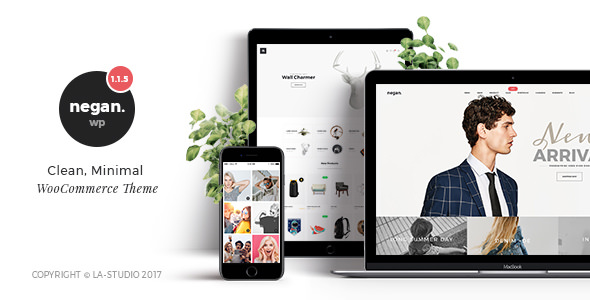 Negan v1.2.5 - Clean, Minimal WooCommerce Theme