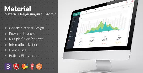 Material v1.5.0 - Design Admin with AngularJS