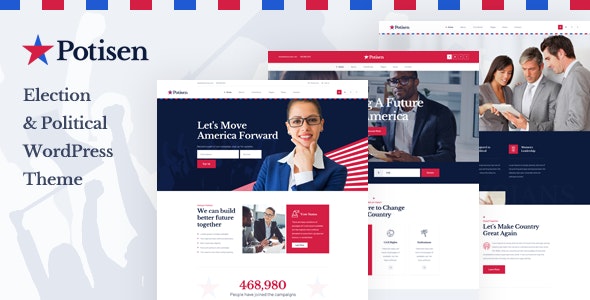 Potisen v1.0 - Election & Political WordPress Theme