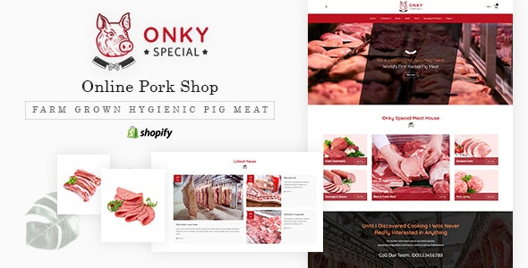 Onky v1.0 - Shopify Butcher, Chicken & Meat Store