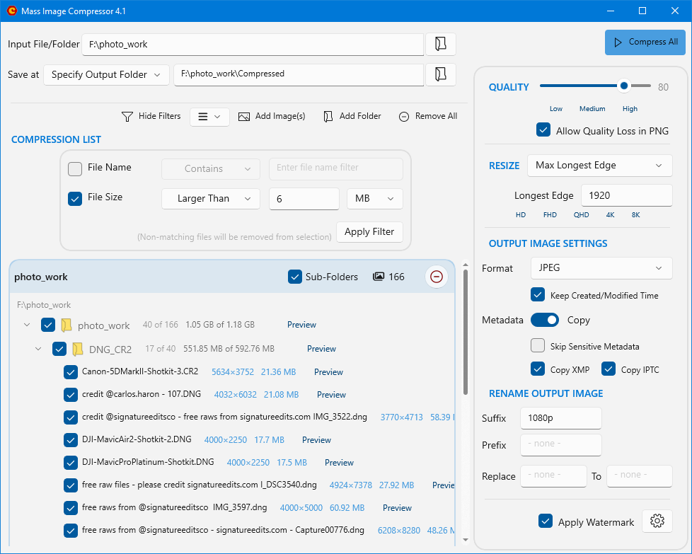 Download Mass Image Compressor 4.2.1 Portable
