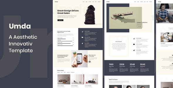 Umda v1.0 - Innovative Multipurpose Creative Template