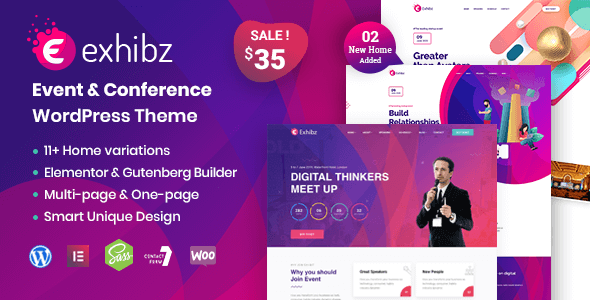 Exhibz v2.1.1 - Event Conference WordPress Theme