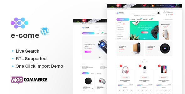 Ecome v1.5.1 - Electronics Store WooCommerce Theme