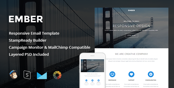 Download Ember v1.1 – Responsive Email + StampReady Builder | Free Nulled Scripts