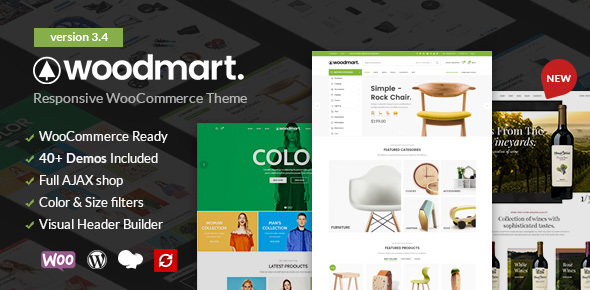 WoodMart v3.4.0 - Responsive WooCommerce WordPress Theme