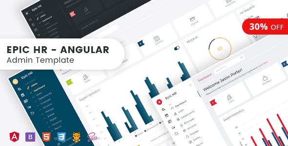 Epic Angular v2.0 - HR Management Admin Template