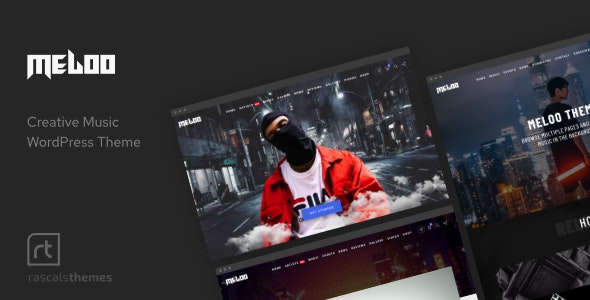 Meloo v2.6.0 - Music Producers, DJ & Events Theme for WordPress