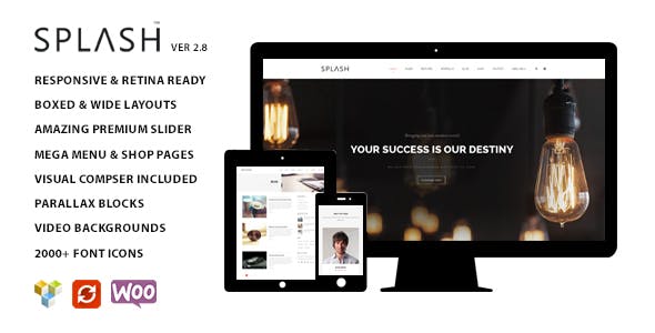 Splash v2.8 - Multipurpose Wordpress Theme