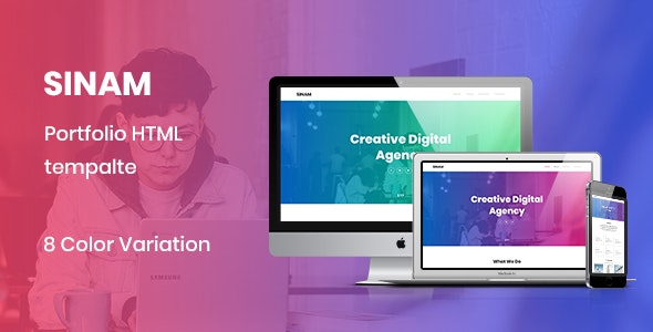 Sinam v1.0 - Creative HTML5 Portfolio Template