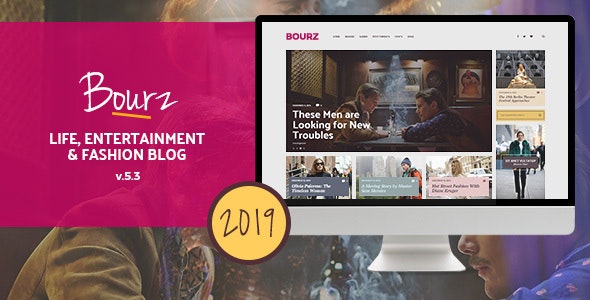 Bourz v5.3 - Life, Entertainment & Fashion Blog Theme