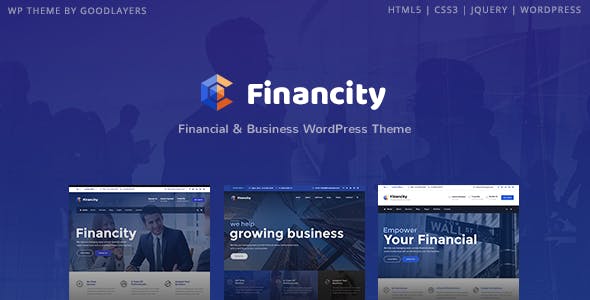 Financity v1.2.5 - Business / Financial / Finance WordPress Theme