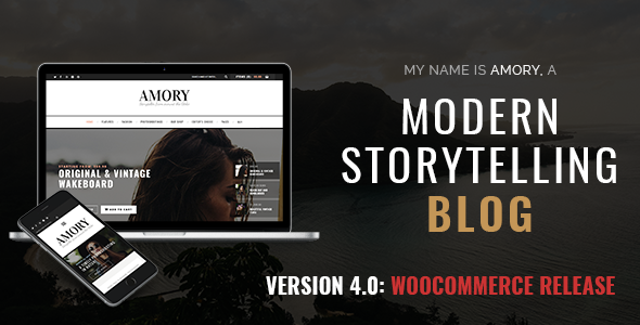 Amory Blog v4.3 - A Responsive WordPress Blog Theme
