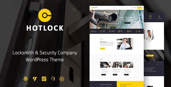 HotLock v1.2.3 - Locksmith & Security Systems WordPress Theme