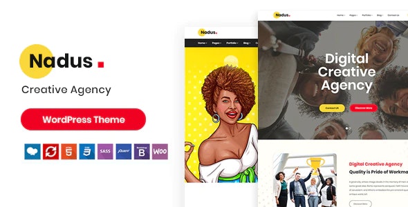 Nadus v1.0.0 - Creative WordPress Theme