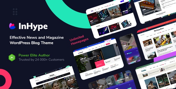 InHype v1.2.2 - Blog & Magazine WordPress Theme