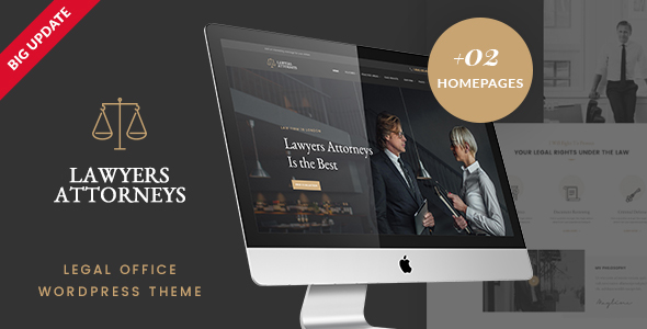 Lawyer Attorneys v3.0.2 - A Law Office WordPress Theme