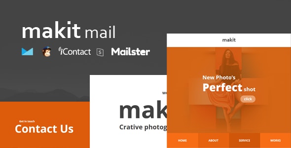 makit Mail v1.0 - Responsive E-mail Template + Online Access + Mailster + MailChimp