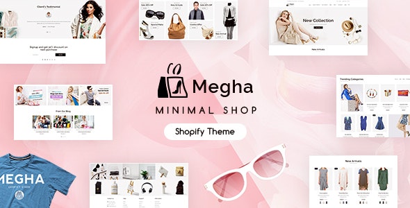Megha v1.1 - Minimal Shopify Store